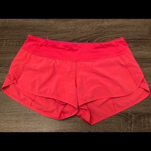 Lululemon Speed Shorts size 8
